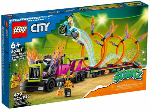 LEGO CITY 60357 STUNT TRUCK & RING OF FIRE CHALLENGE