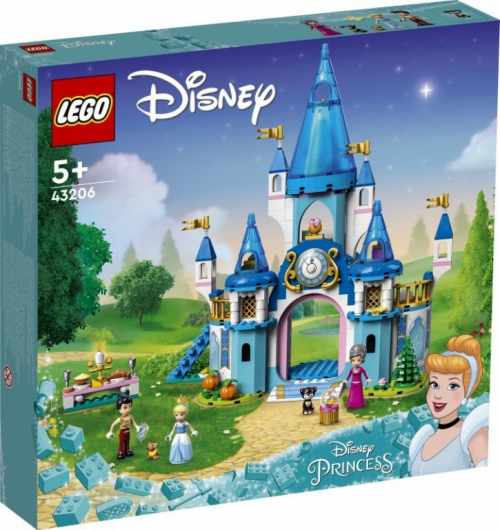 LEGO Disney Princess 43206 Cinderella and Prince Charming Castle