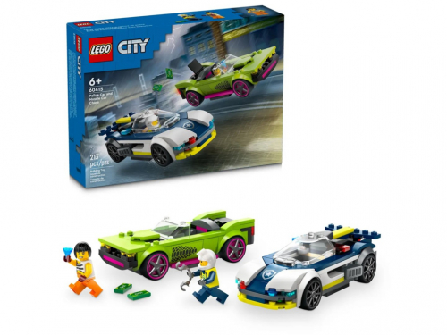 LEGO CITY 60415 POLICE CAR AND MUSCLE CAR CHASE