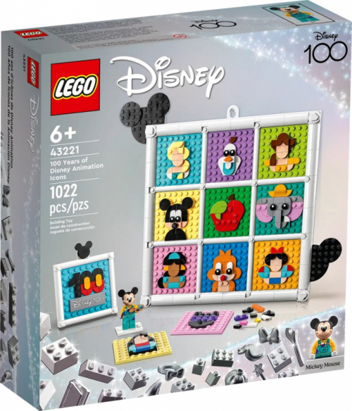 LEGO DISNEY 43221 100 YEARS OF DISNEY ANIMATION ICONS