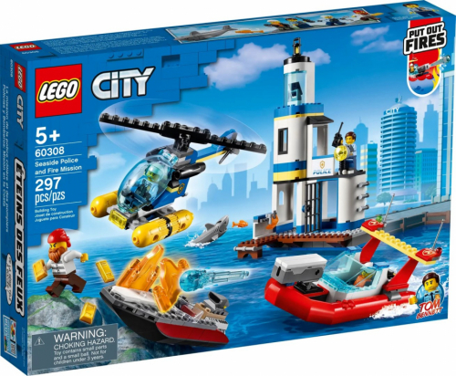 LEGO CITY 60308 SEASIDE POLICE AND FIRE MISSION