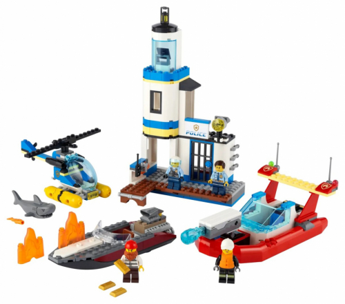 LEGO CITY 60308 SEASIDE POLICE AND FIRE MISSION