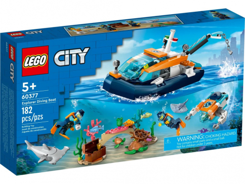 LEGO CITY 60377 EXPLORER DIVING BOAT