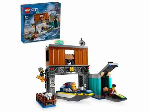 LEGO CITY 60417 Police Speedboat and Crooks' Hideout