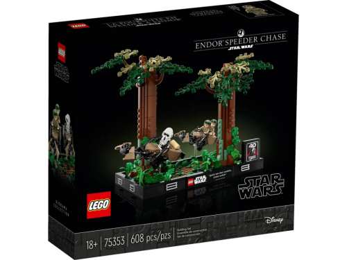 LEGO STAR WARS 75353 DIORAMA: ENDOR SPEEDER CHASE