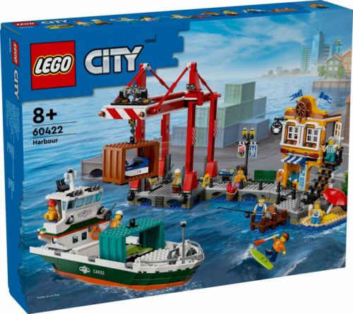 LEGO Blocks City 60422 Seaside Harbor with Cargo Ship