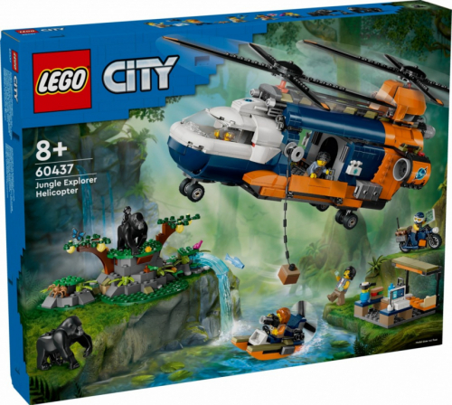 LEGO Blocks City 60437 Jungle Explorer Helicopter at Base Camp