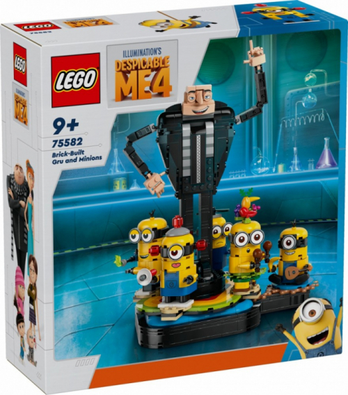 LEGO Bricks Minions 75582 Gru and minions made of blocks