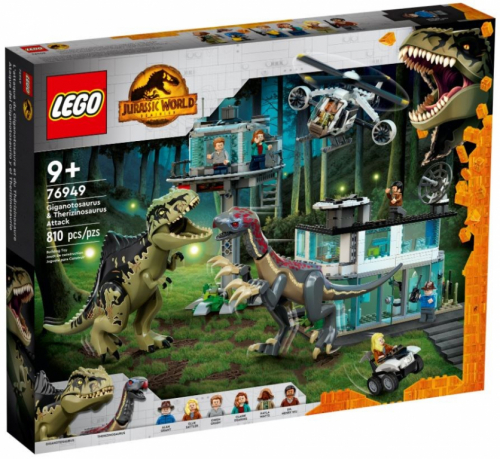 LEGO JURASSIC WORLD 76949 GIGANTOSAURUS & THERIZINOSAURUS ATTACK