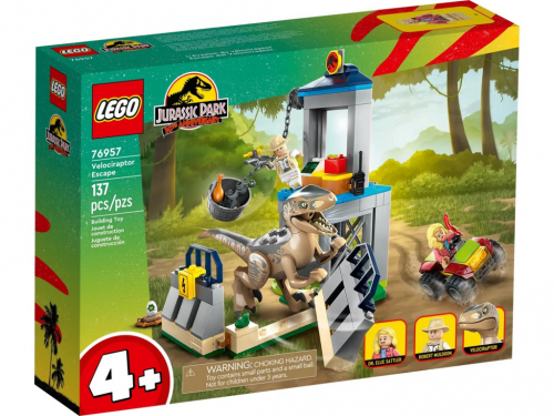 LEGO JURASSIC WORLD 76957 VELOCIRAPTOR ESCAPE