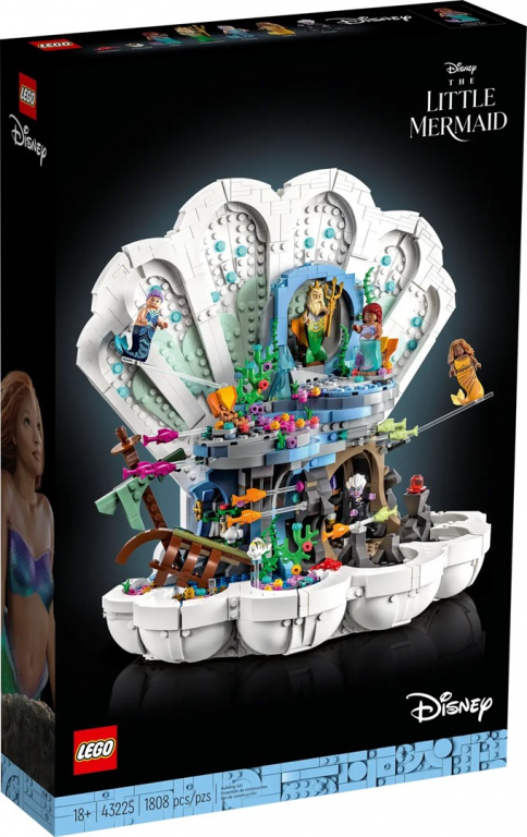 LEGO DISNEY 43225 THE ROYAL SHELL OF THE LITTLE MERMAID