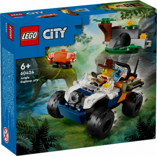 LEGO LEGO City 60424 Jungle Explorer ATV Red Panda Mission