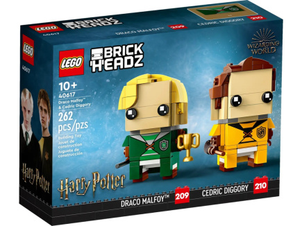 LEGO BRICKHEADZ HARRY POTTER 40617 DRACO MALFOY AND CEDRIC DIGGORY