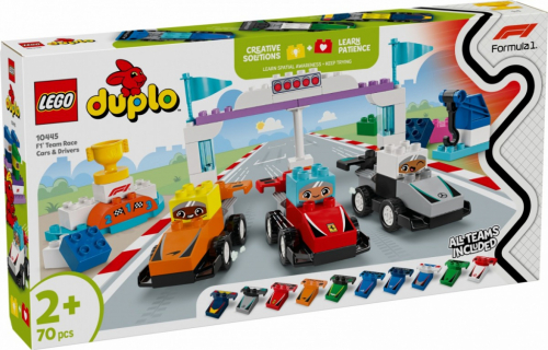 LEGO DUPLO 10445 F1 Team Race Cars & Drivers