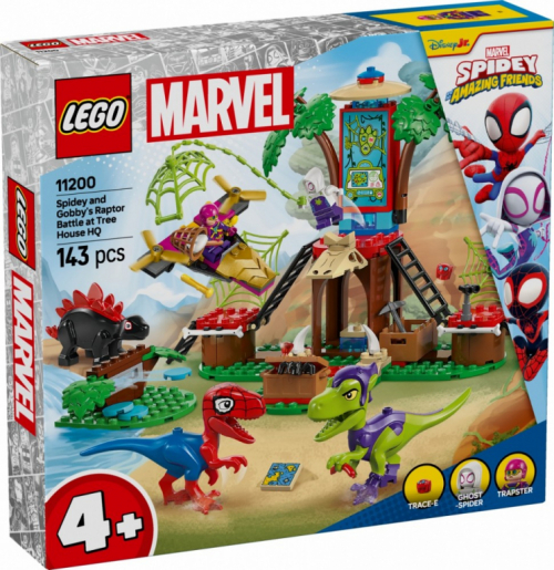 LEGO SPIDEY 11200 Spideys and Gobbys Raptor Battle at Tree House