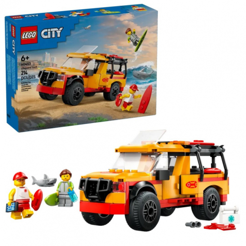 LEGO CITY 60453 Lifeguard Beach Rescue Truck