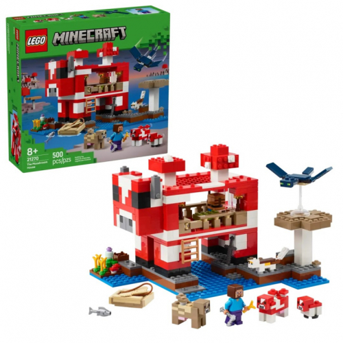 LEGO MINECRAFT 21270 The Mooshroom House