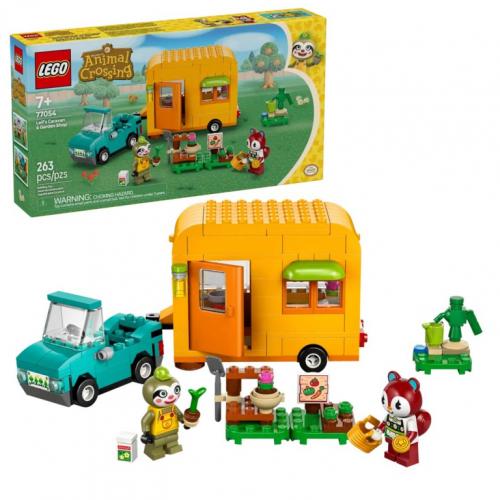 LEGO ANIMAL CROSSING 77054 Leif's Caravan & Garden Shop