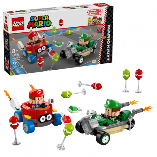 LEGO SUPER MARIO 72034 Mario Kart - Baby Mario vs. Baby Luigi