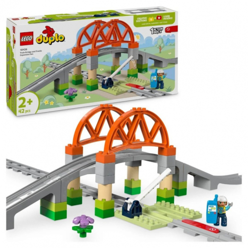 LEGO DUPLO TOWN 10426 Bridge and railway tracks - expansion set