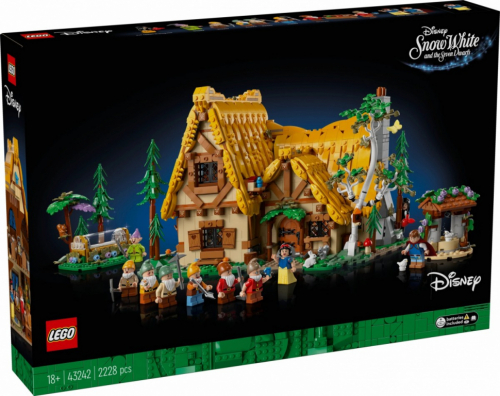 LEGO Puzzle Disney Classic 43242 Snow White and the Seven Dwarfs Cottage