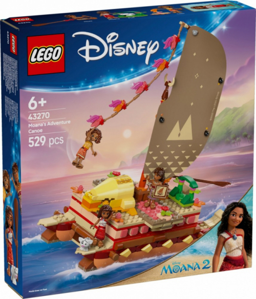 LEGO Disney 43270 Moanas Adventure Canoe