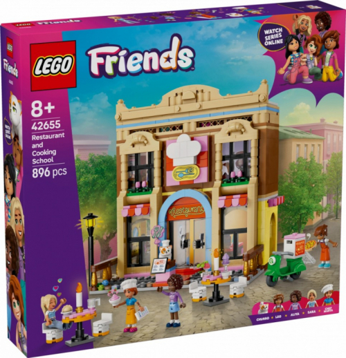 LEGO Bricks Friends 42655 Restaurant and Cooking School