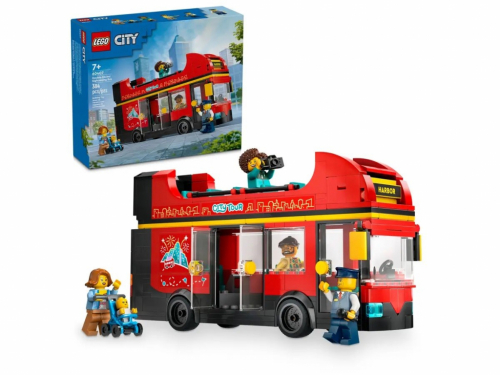 LEGO CITY 60407 Red Double-Decker Sightseeing Bus