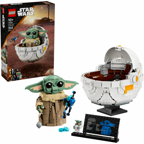 LEGO Star Wars Grogu in seiner Repulsorwiege 75403