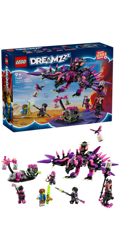 LEGO DREAMZZZ 71483 The Never Witch's Nightmare Creatures