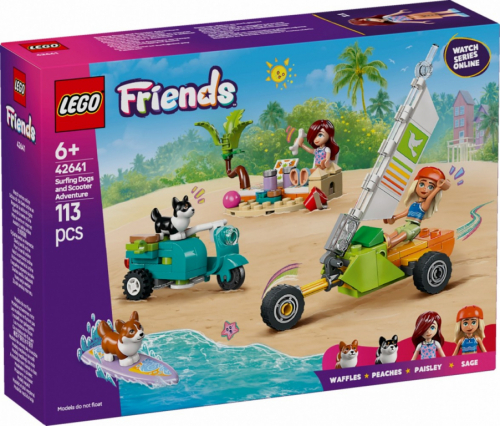 LEGO Friends 42641 Surfing Dogs and Scooter Adventure 956057