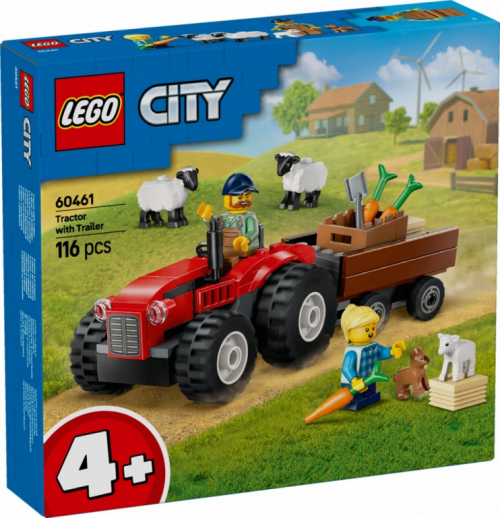 LEGO City 60461 Red Farm Tractor with Trailer & Sheep