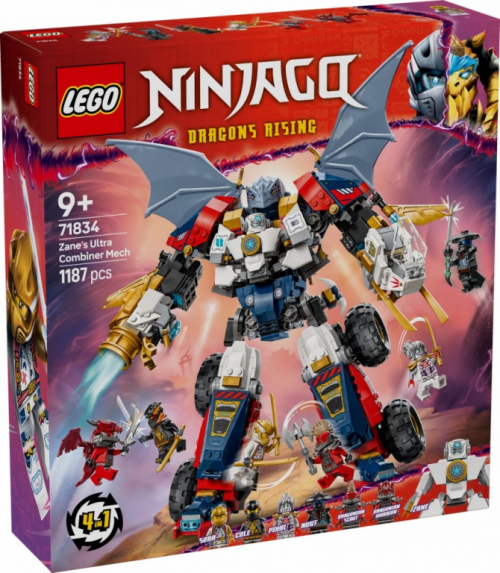 LEGO Blocks Ninjago 71834 Zane's Ultra Combiner Mech