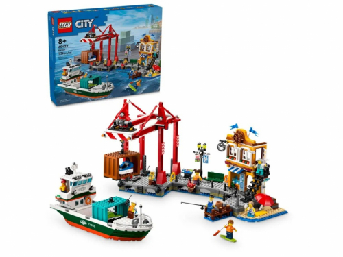 LEGO CITY 60422 Seaside Harbour with Cargo Ship