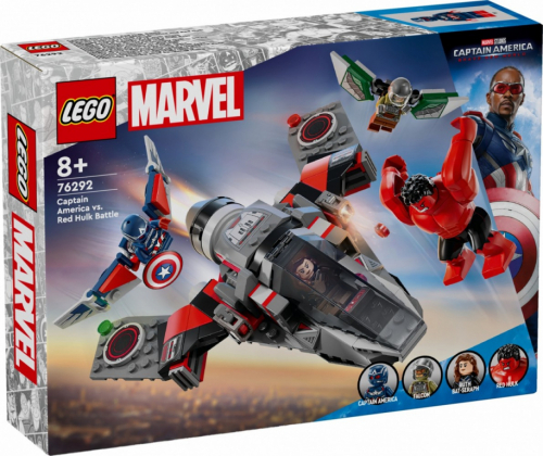 LEGO Blocks Super Heroes 76292 Captain America vs. Red Hulk Battle