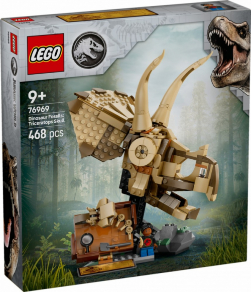 LEGO Blocks Jurassic World 76969 Dinosaur Fossils: Triceratops Skull