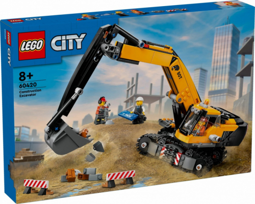 LEGO LEGO City 60420 Yellow Construction Excavator