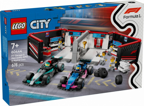 LEGO F1 Garage & Mercedes-AMG & Alpine Cars