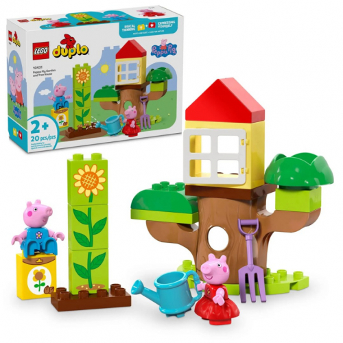 Blocks LEGO DUPLO 10431 Peppa Pig Garden and Tree House