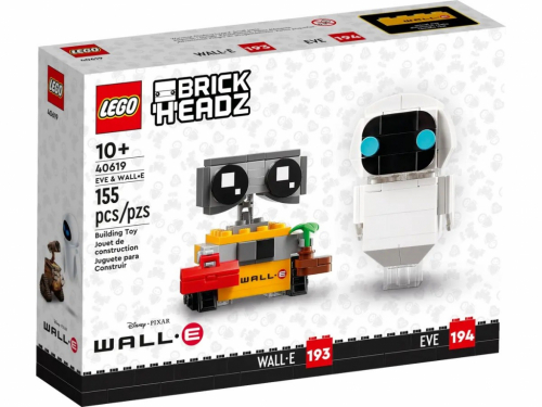 LEGO BRICKHEADZ 40619 Eve & Wall-E