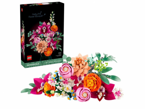 LEGO ICONS 10342 The Botanical Collection - Pretty Pink Flower Bouquet