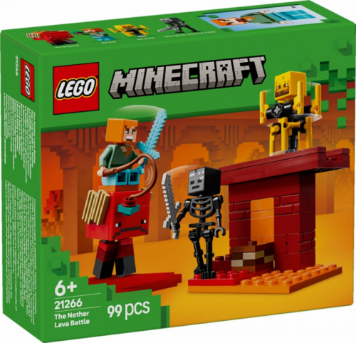 LEGO Minecraft 21266 The Nether Lava Battle