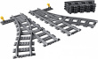 LEGO Blocks City Switch Tracks