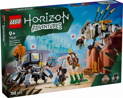 LEGO Klocki Horizon 77037 Aloy i Varl kontra krabołaz i piłoząb