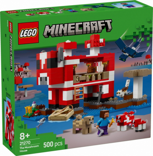 LEGO Bricks Minecraft 21270 The Mooshroom House