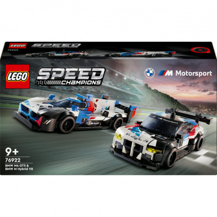 LEGO Speed Champions BMW M4 GT3 & M Hybrid V8 Rennwagen 76922