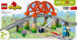 LEGO DUPLO 10426 Train Bridge and Tracks Expansion Set