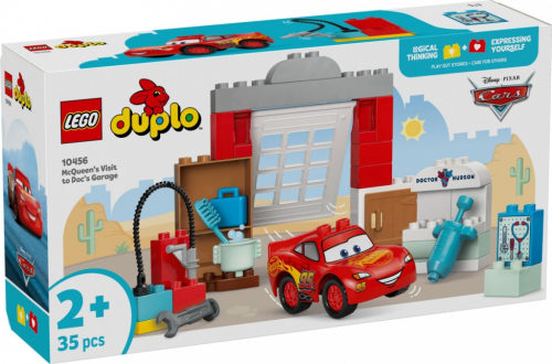 LEGO Klocki DUPLO Disney 10456 Wizyta McQueena w warsztacie Wójta
