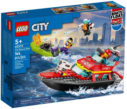 LEGO CITY 60373 FIRE RESCUE BOAT