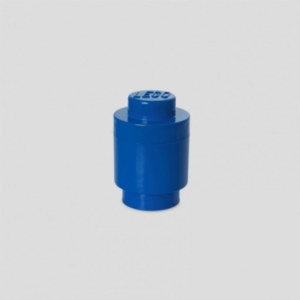Room Copenhagen LEGO Storage Brick 1 rund blau (blau)